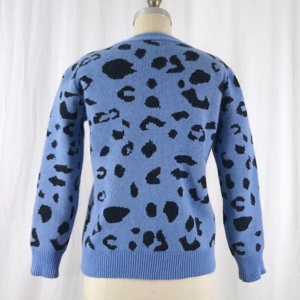 Leopard Cardigan Sweater Chloe Sevigny for Opening Ceremony - Picture 5 of 9